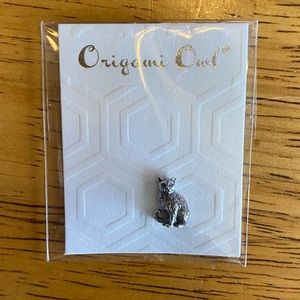 Origami Owl Sterling Silver Cat Charm NWT
